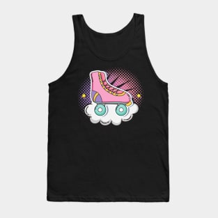 Roller Skate Pop Art Tank Top